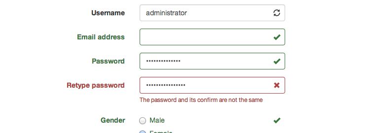 BootstrapValidator - Um plugin jQuery para validar formulários Bootstrap