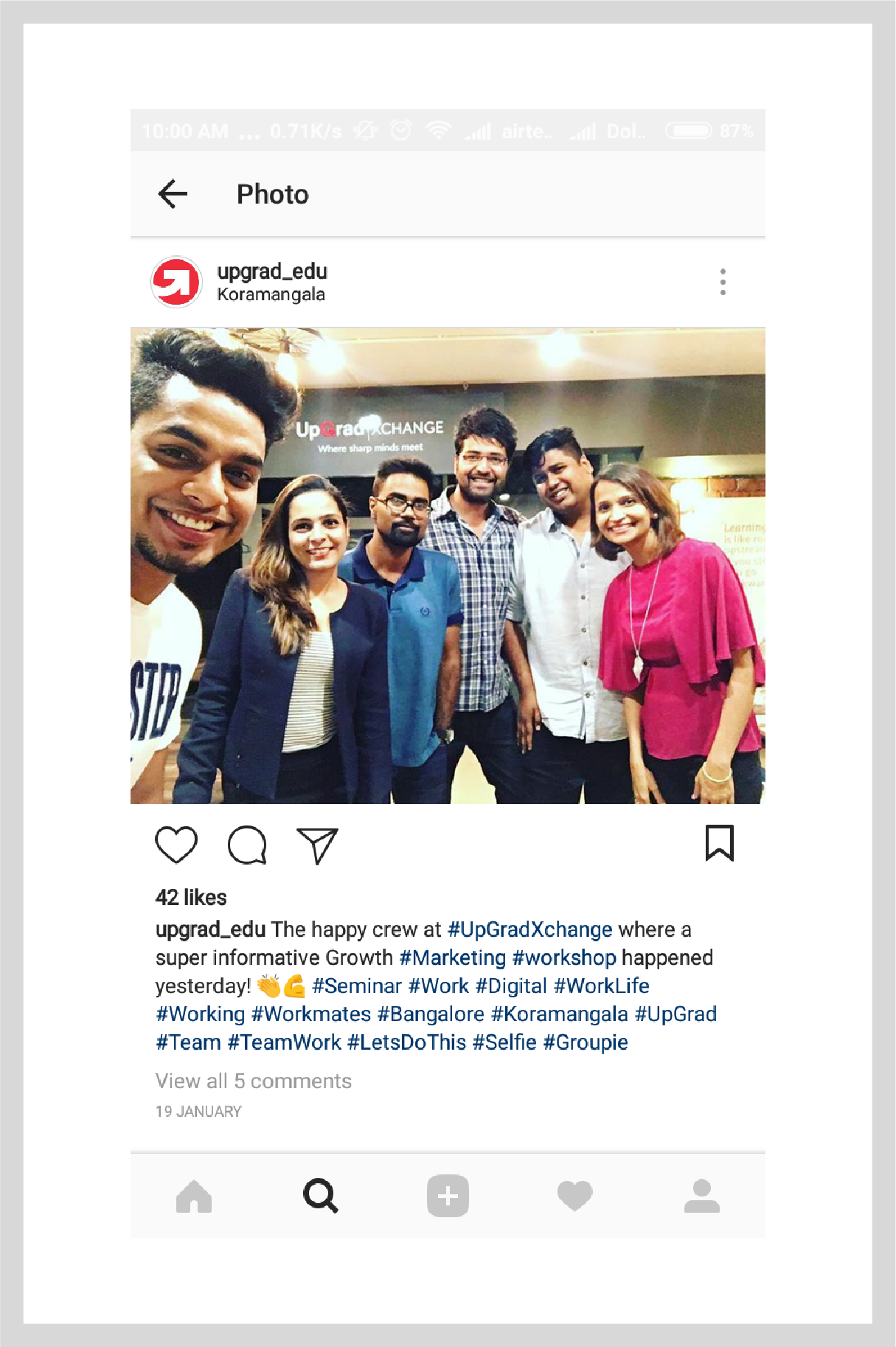 Post do Instagram Melhores maneiras de usar o Instagram para negócios UpGrad Blog