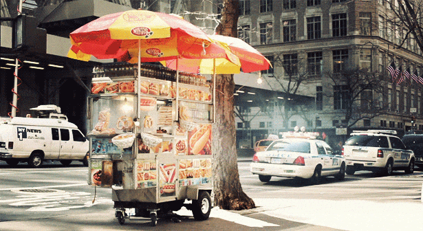 4 cinemagraph di hot dog