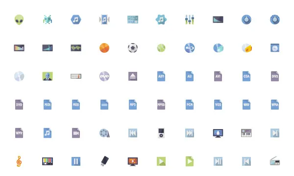 Full Flat Icons